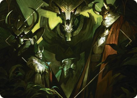 Meeting of the Five Art Card [Streets of New Capenna Art Series] | Golgari Games