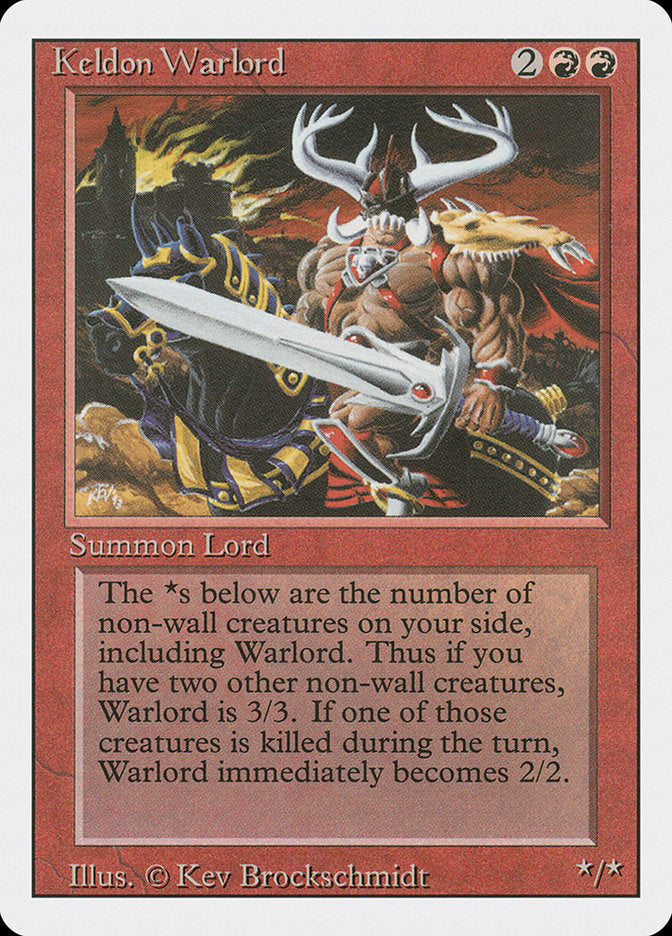 Keldon Warlord [Revised Edition] | Golgari Games