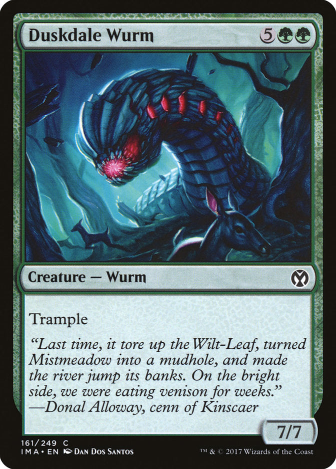 Duskdale Wurm [Iconic Masters] | Golgari Games