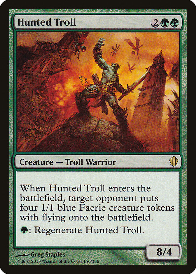 Hunted Troll [Commander 2013] | Golgari Games