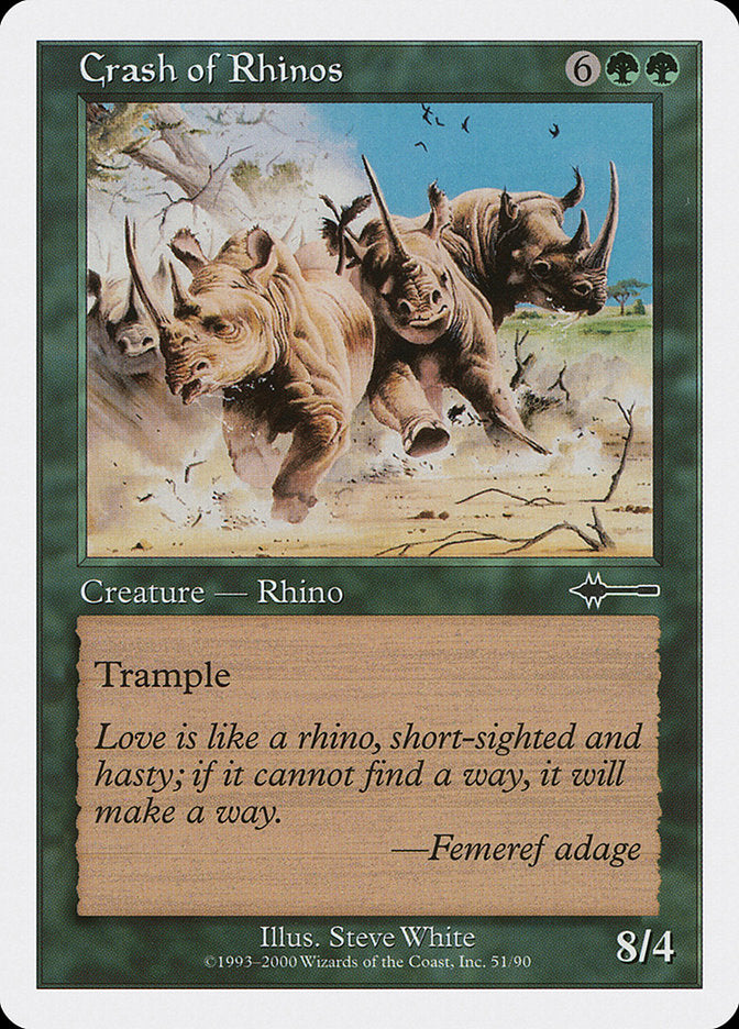 Crash of Rhinos [Beatdown] | Golgari Games