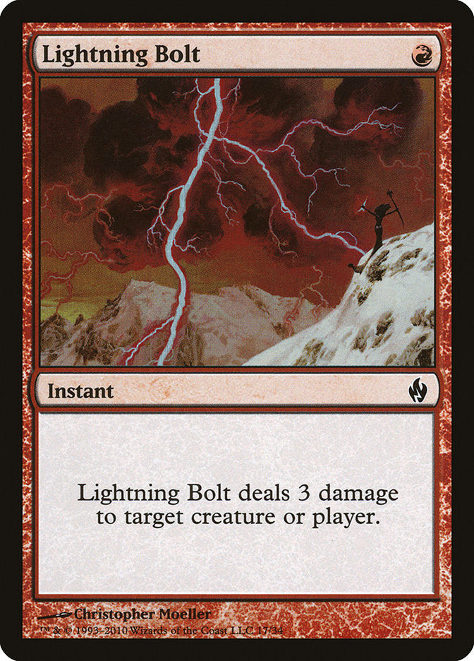 Lightning Bolt [Premium Deck Series: Fire and Lightning] | Golgari Games