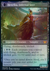 Henrika Domnathi // Henrika, Infernal Seer [Innistrad: Crimson Vow Prerelease Promos] | Golgari Games