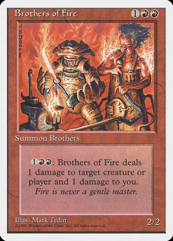 Brothers of Fire [Fourth Edition] | Golgari Games