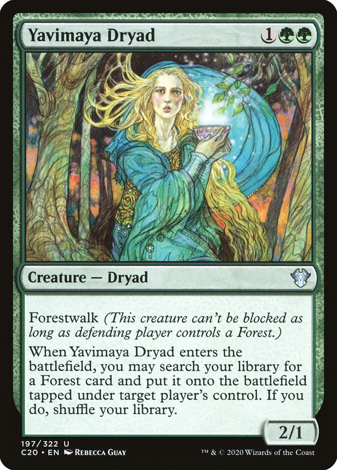 Yavimaya Dryad [Commander 2020] | Local Legends
