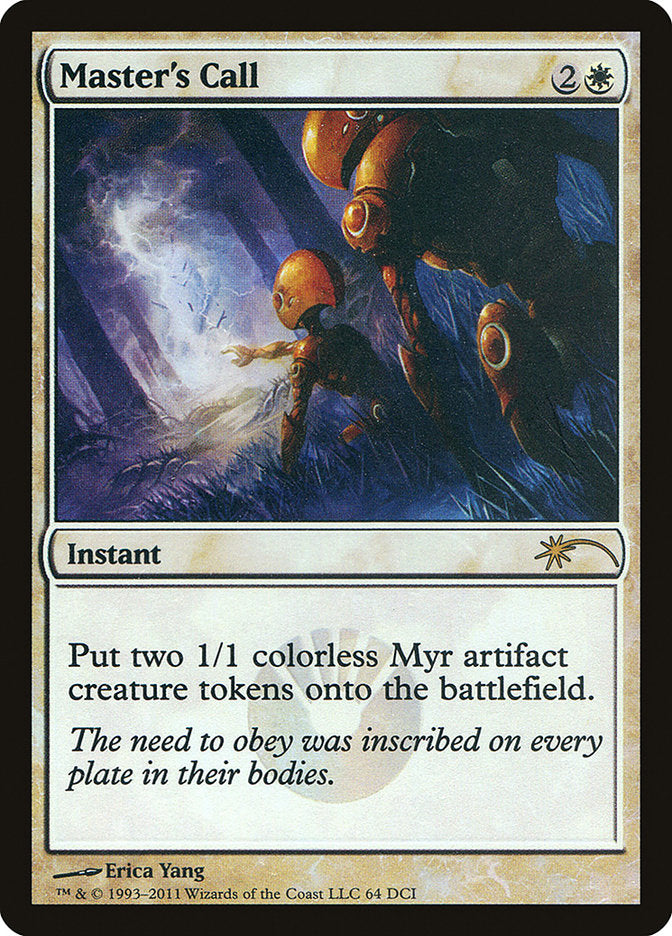 Master's Call [Wizards Play Network 2011] | Local Legends