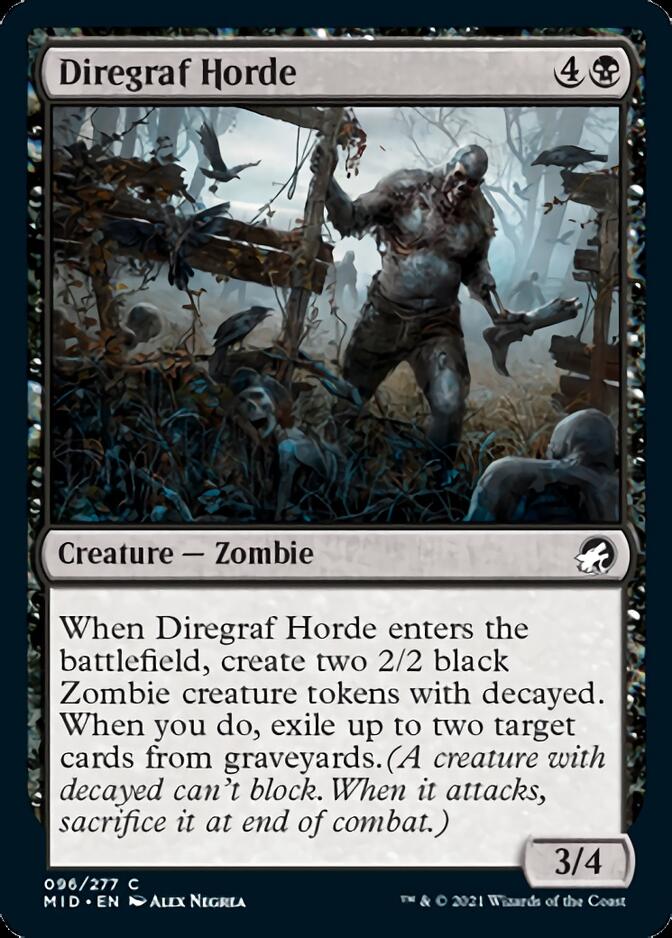 Diregraf Horde [Innistrad: Midnight Hunt] | Golgari Games