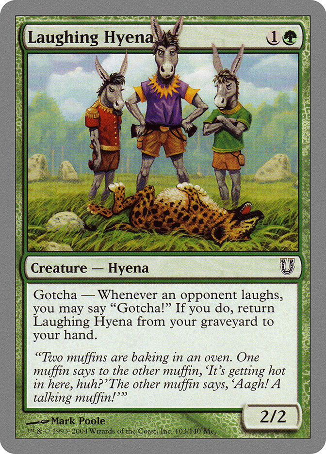 Laughing Hyena [Unhinged] | Golgari Games