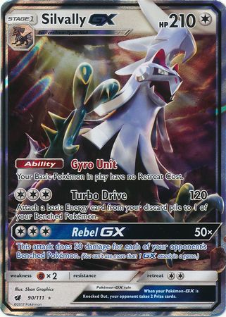 Silvally GX (90/111) (Jumbo Card) [Sun & Moon: Crimson Invasion] | Golgari Games