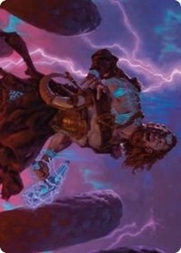 Toralf, God of Fury Art Card [Kaldheim Art Series] | Local Legends