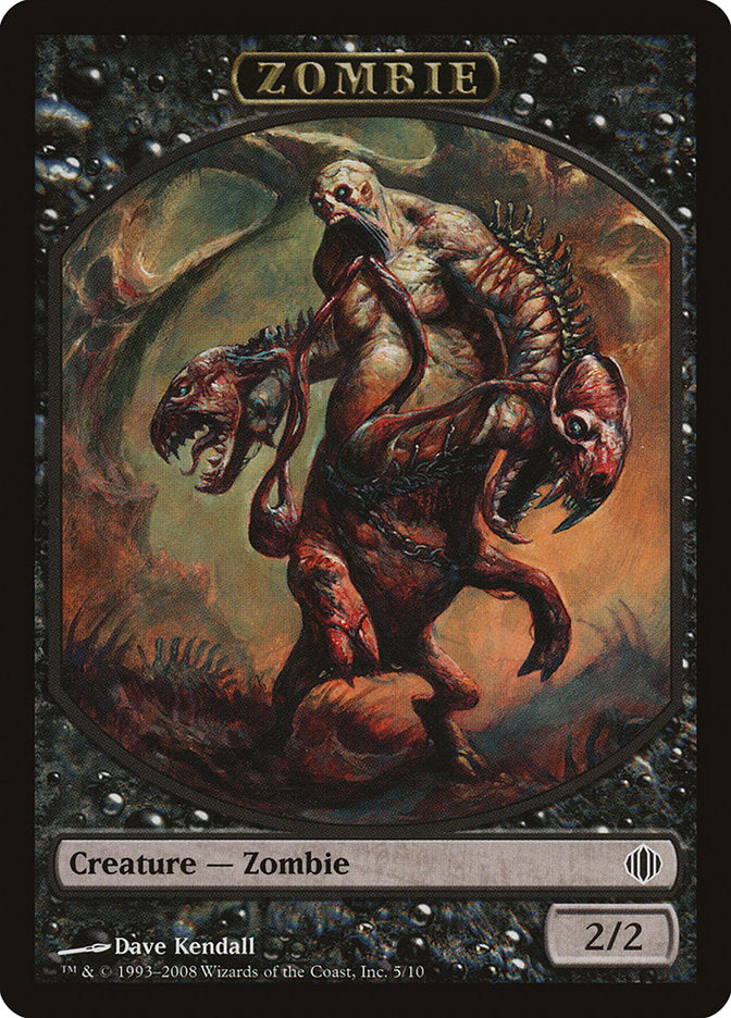 Zombie Token [Shards of Alara Tokens] | Golgari Games