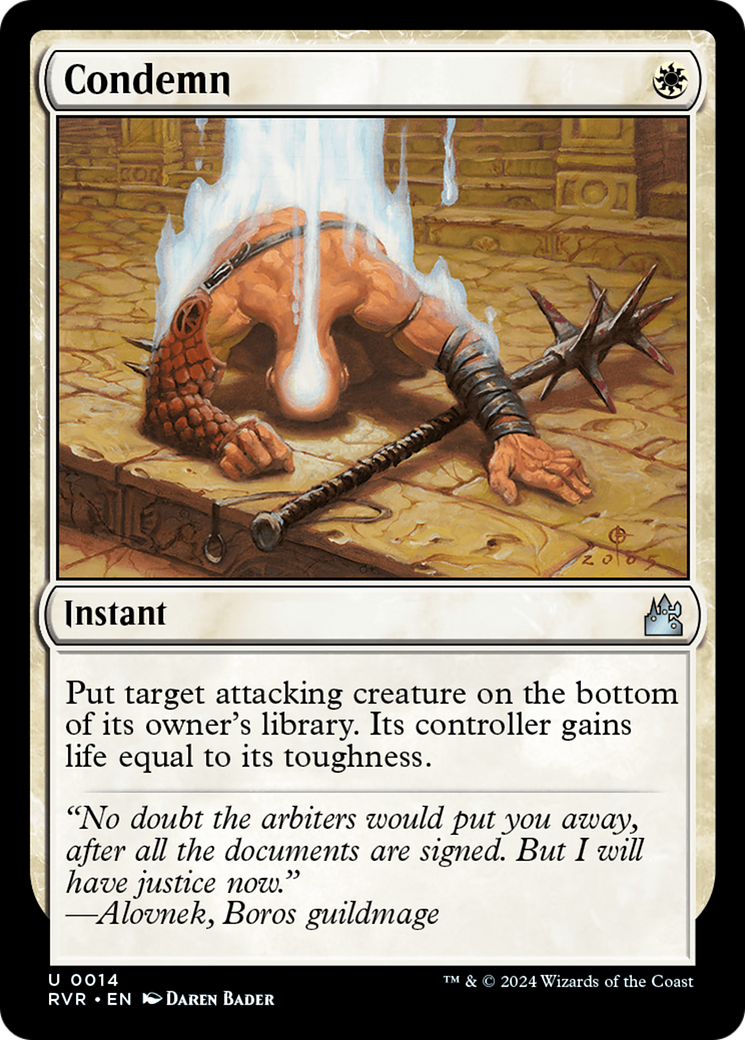 Condemn [Ravnica Remastered] | Local Legends