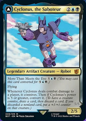 Cyclonus, the Saboteur // Cyclonus, Cybertronian Fighter [Universes Beyond: Transformers] | Golgari Games