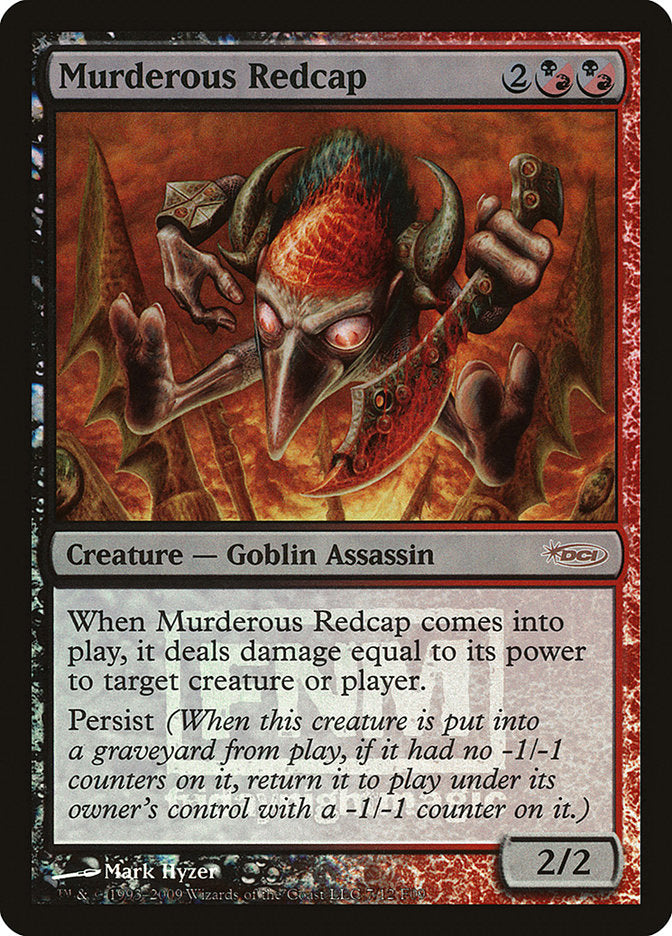 Murderous Redcap [Friday Night Magic 2009] | Golgari Games