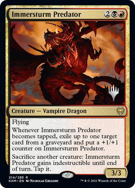 Immersturm Predator (Promo Pack) [Kaldheim Promos] | Golgari Games