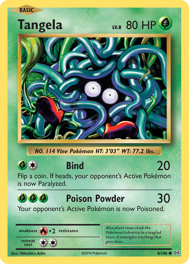 Tangela (8/108) [XY: Evolutions] | Golgari Games