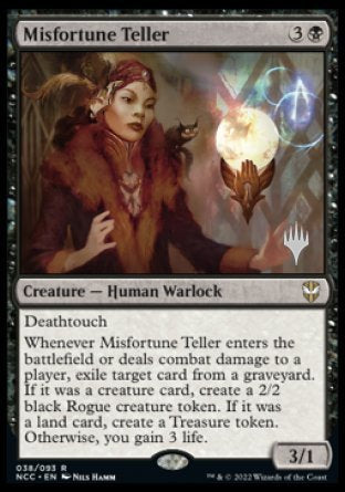 Misfortune Teller (Promo Pack) [Streets of New Capenna Commander Promos] | Golgari Games