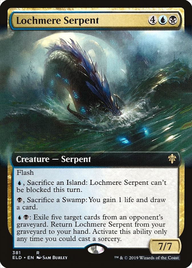 Lochmere Serpent (Extended Art) [Throne of Eldraine] | Local Legends