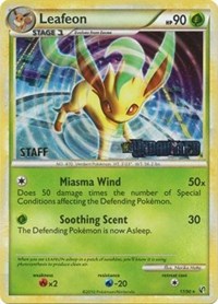 Leafeon (17/90) (Prerelease Promo) [Staff] [Nintendo: Black Star Promos] | Golgari Games