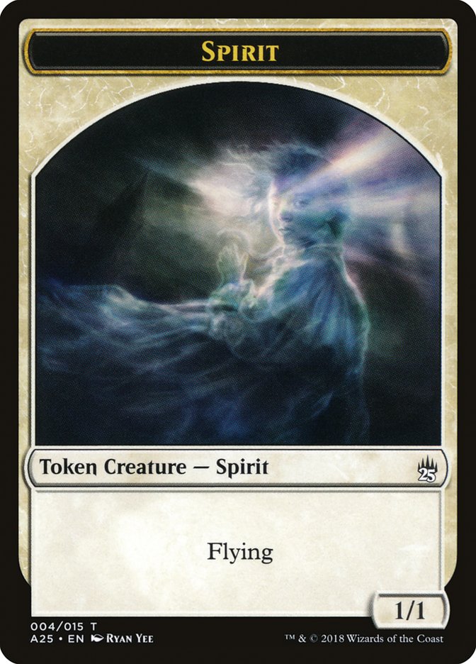 Spirit Token (004/015) [Masters 25 Tokens] | Golgari Games