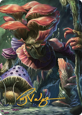 Myconid Spore Tender Art Card (Gold-Stamped Signature) [Commander Legends: Battle for Baldur's Gate Art Series] | Local Legends