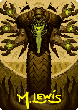 Inquisition of Kozilek Art Card (Gold-Stamped Signature) [Strixhaven: School of Mages Art Series] | Local Legends