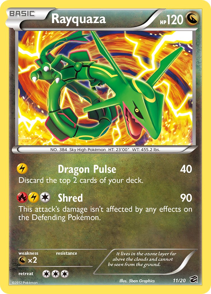 Rayquaza (11/20) (Blister Exclusive) [Black & White: Dragon Vault] | Golgari Games