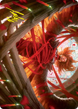Sigarda's Imprisonment Art Card (Gold-Stamped Signature) [Innistrad: Crimson Vow Art Series] | Local Legends