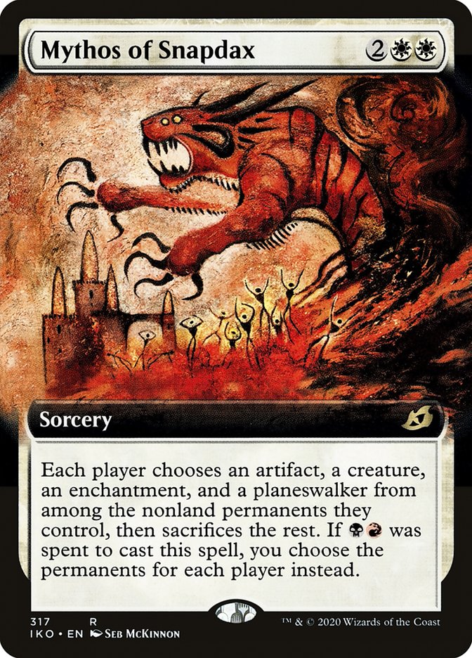 Mythos of Snapdax (Extended Art) [Ikoria: Lair of Behemoths] | Local Legends