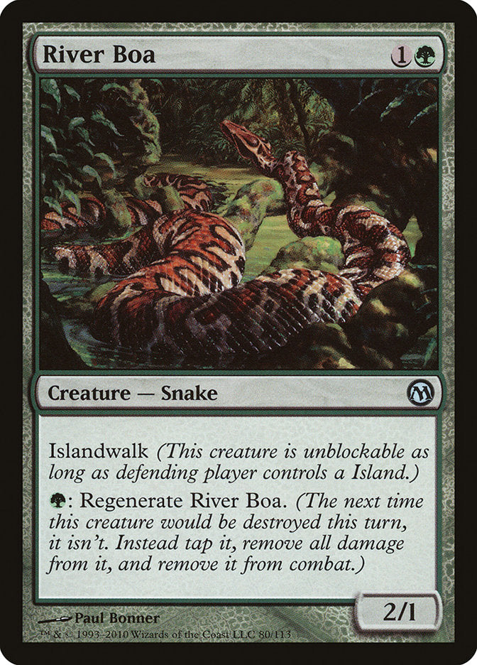 River Boa [Duels of the Planeswalkers] | Golgari Games