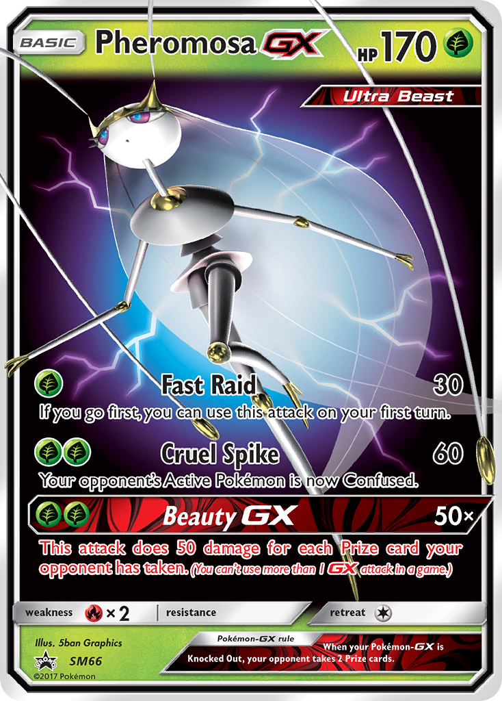 Pheromosa GX (SM66) [Sun & Moon: Black Star Promos] | Golgari Games