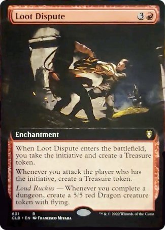 Loot Dispute (Extended Art) [Commander Legends: Battle for Baldur's Gate] | Local Legends