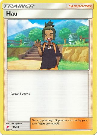 Hau (19/30) [Sun & Moon: Trainer Kit - Lycanroc] | Golgari Games