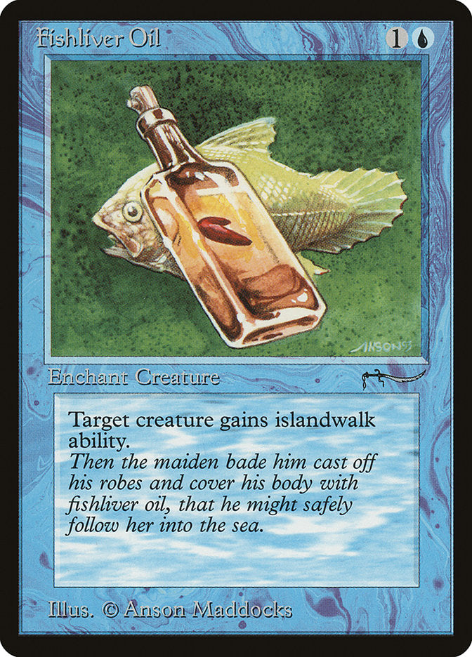 Fishliver Oil (Light Mana Cost) [Arabian Nights] | Local Legends