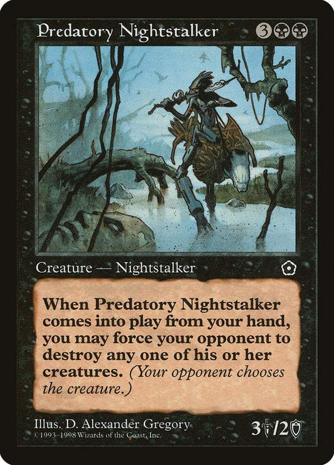 Predatory Nightstalker [Portal Second Age] | Golgari Games