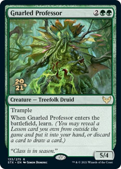 Gnarled Professor [Strixhaven: School of Mages Prerelease Promos] | Golgari Games