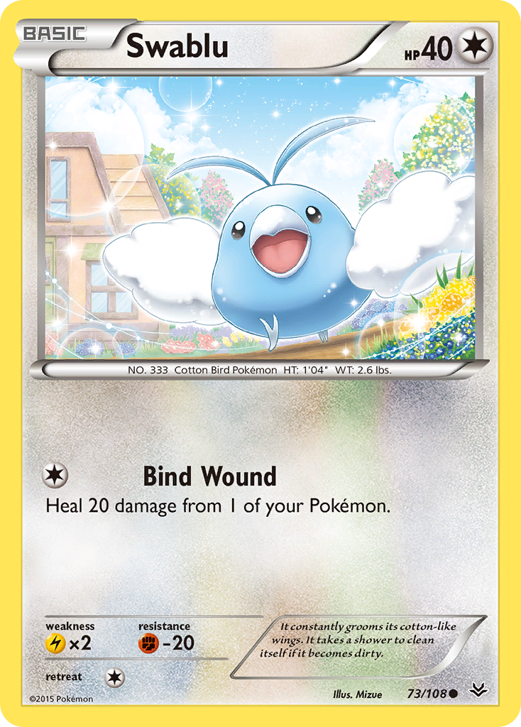 Swablu (73/108) [XY: Roaring Skies] | Golgari Games