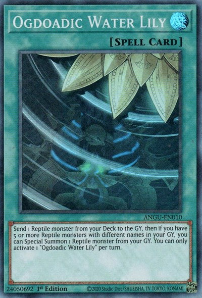 Ogdoadic Water Lily (Super Rare) [ANGU-EN010] Super Rare | Golgari Games