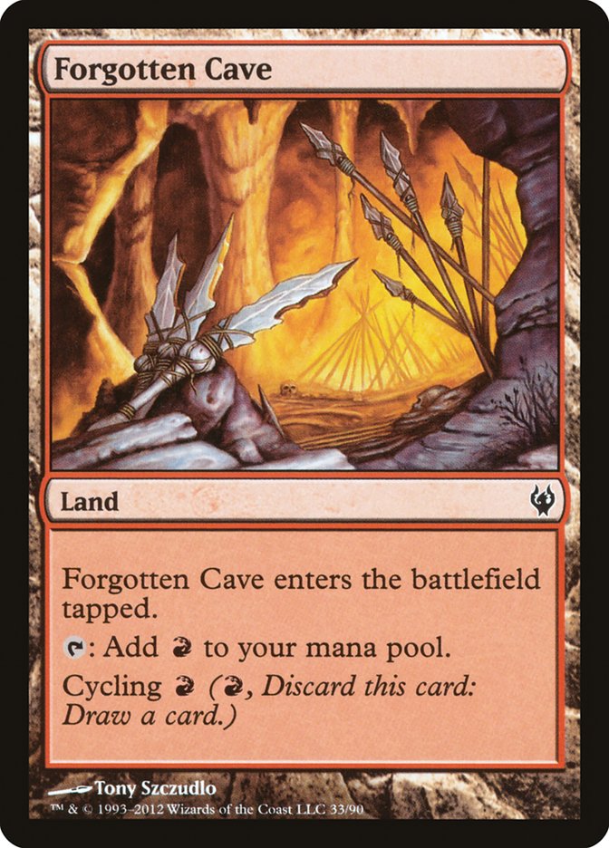 Forgotten Cave [Duel Decks: Izzet vs. Golgari] | Golgari Games