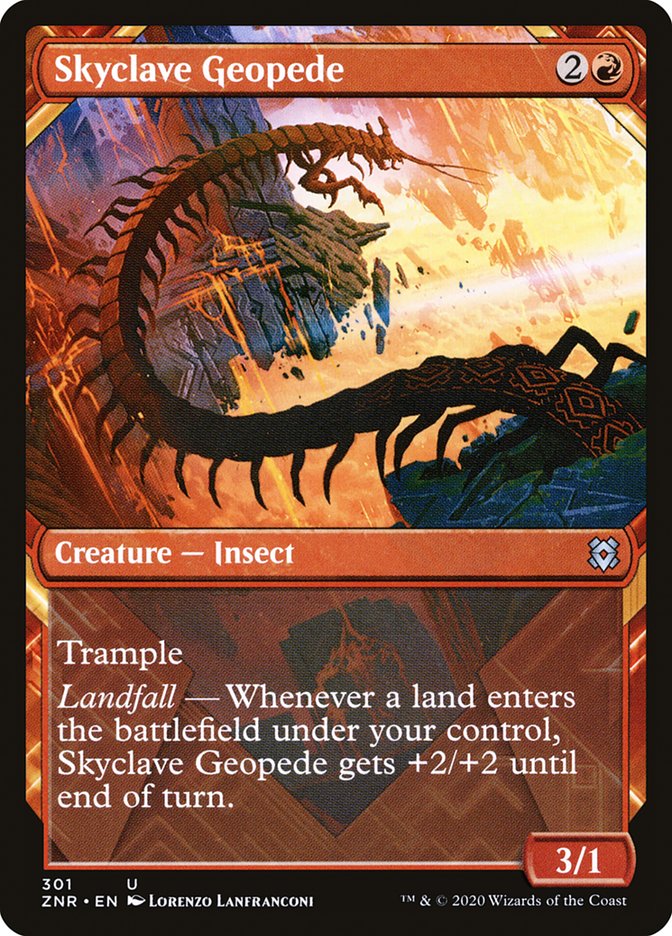 Skyclave Geopede (Showcase) [Zendikar Rising] | Local Legends
