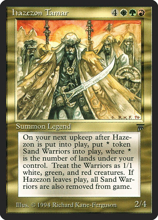 Hazezon Tamar [Legends] | Local Legends