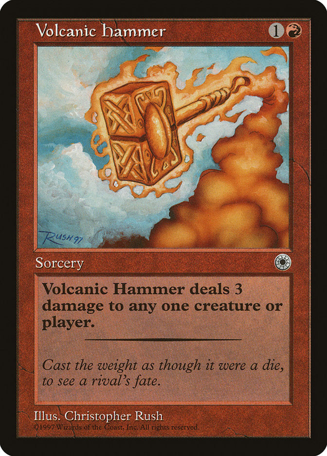 Volcanic Hammer [Portal] | Golgari Games