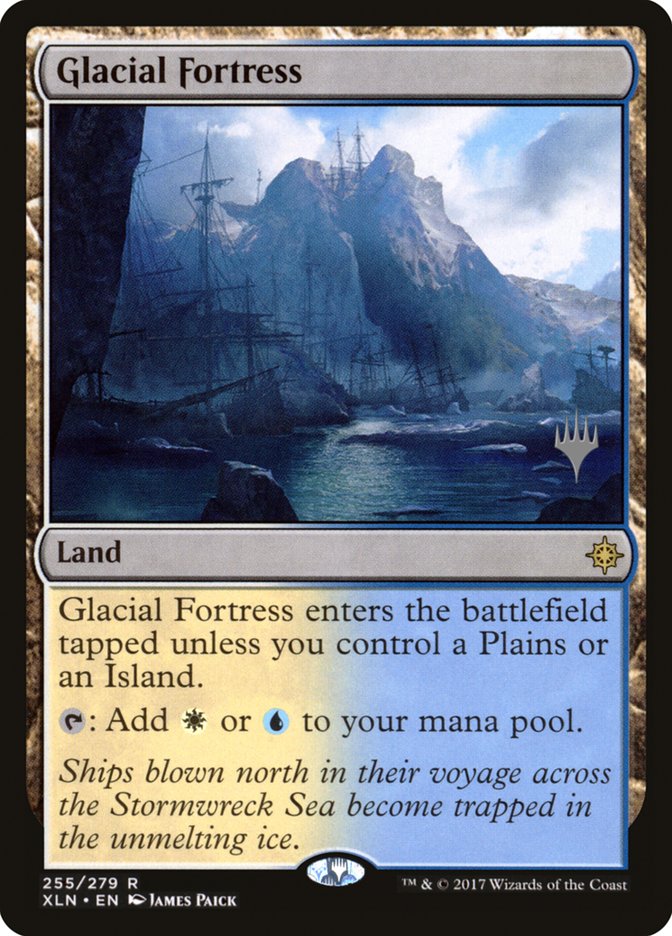 Glacial Fortress (Promo Pack) [Ixalan Promos] | Golgari Games