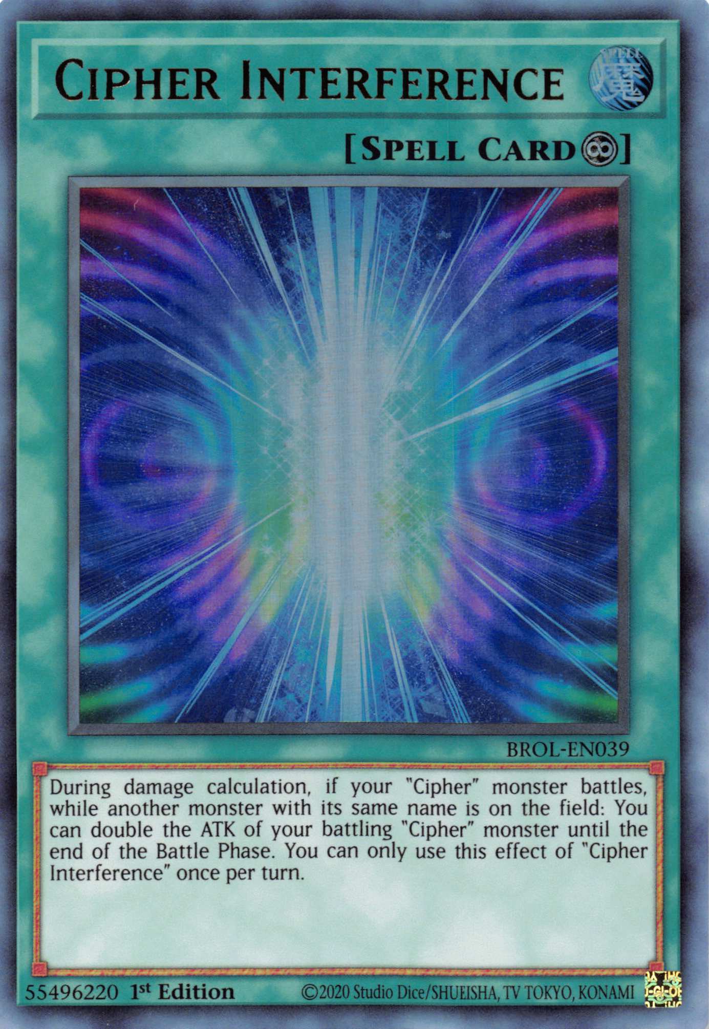 Cipher Interference [BROL-EN039] Ultra Rare | Golgari Games