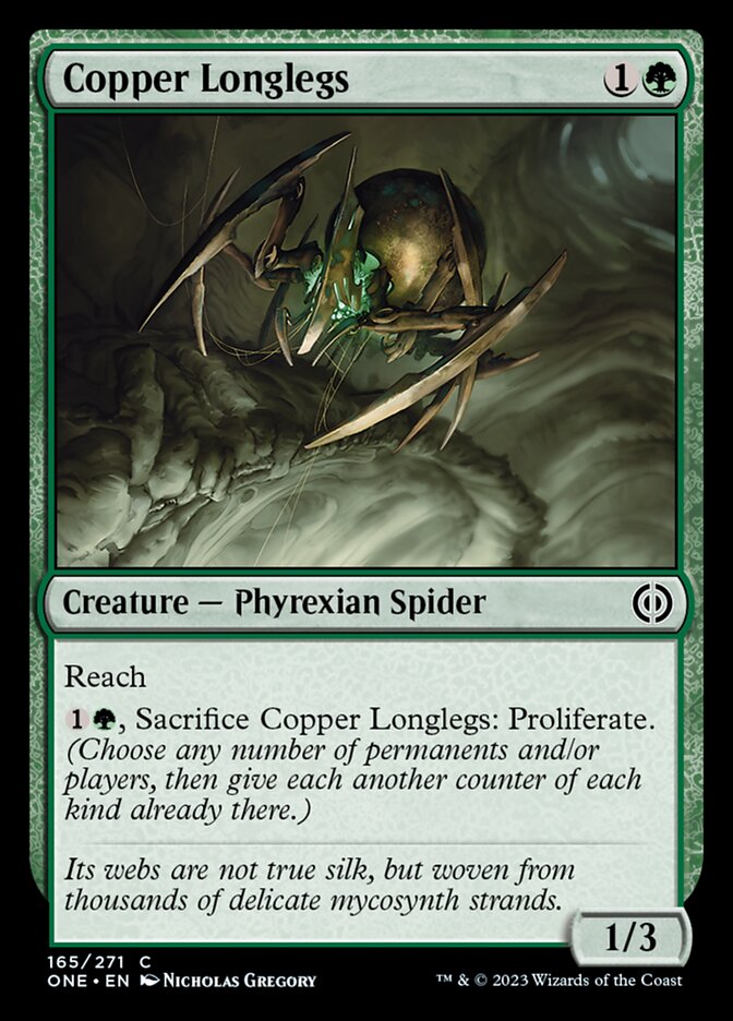 Copper Longlegs [Phyrexia: All Will Be One] | Golgari Games