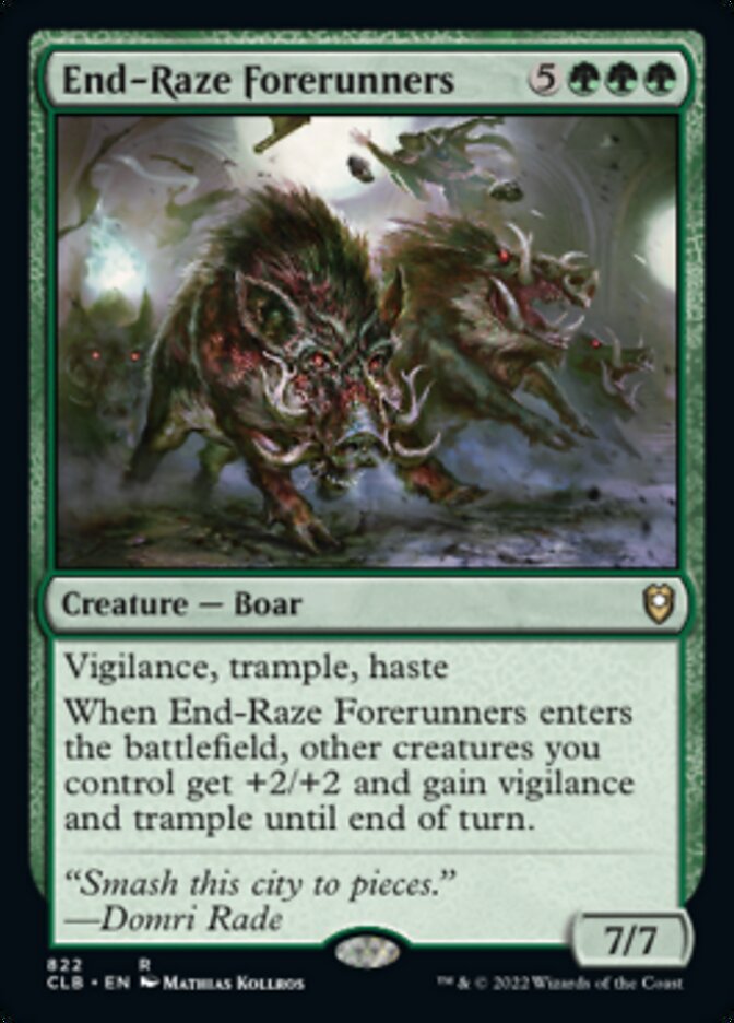 End-Raze Forerunners [Commander Legends: Battle for Baldur's Gate] | Local Legends