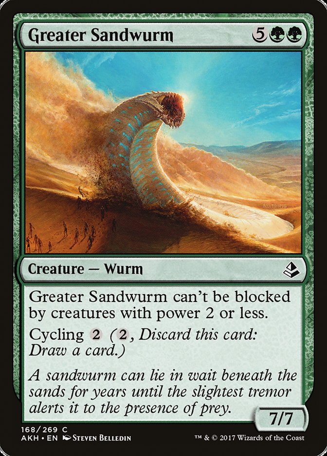 Greater Sandwurm [Amonkhet] | Golgari Games