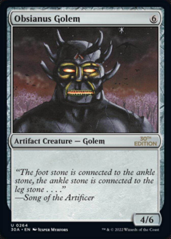 Obsianus Golem [30th Anniversary Edition] | Local Legends