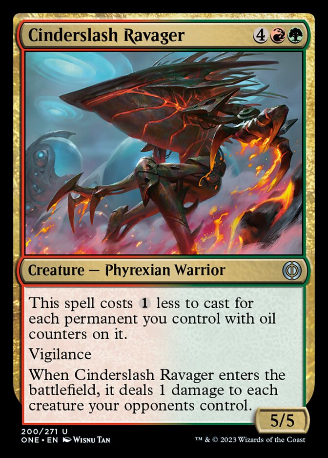 Cinderslash Ravager [Phyrexia: All Will Be One] | Golgari Games