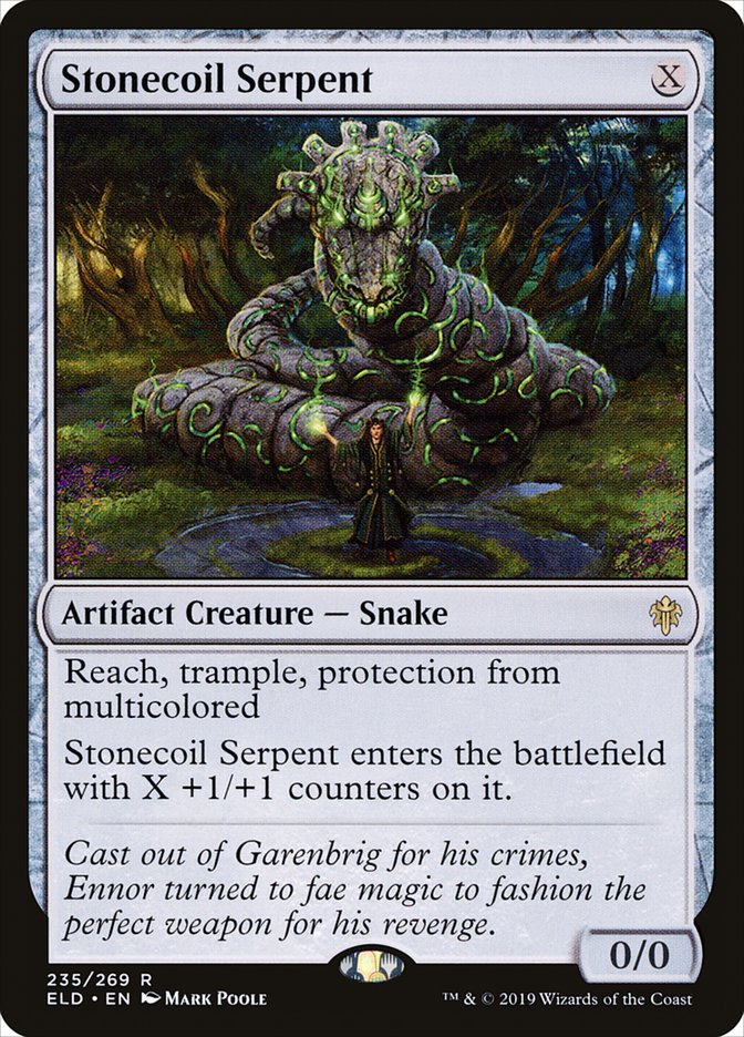 Stonecoil Serpent [Throne of Eldraine] | Local Legends